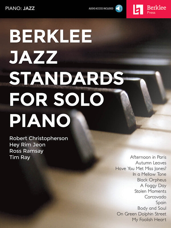 BERKLEE JAZZ STANDARDS FOR SOLO PIANO BK/OLA