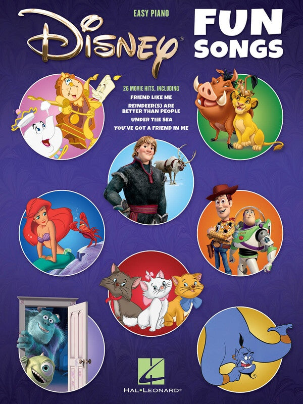 DISNEY FUN SONGS EASY PIANO