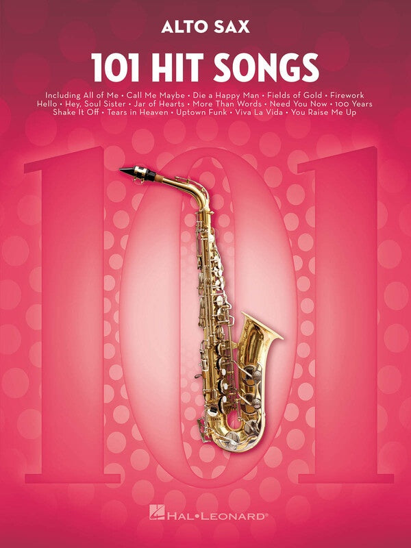 101 HIT SONGS FOR ALTO SAX
