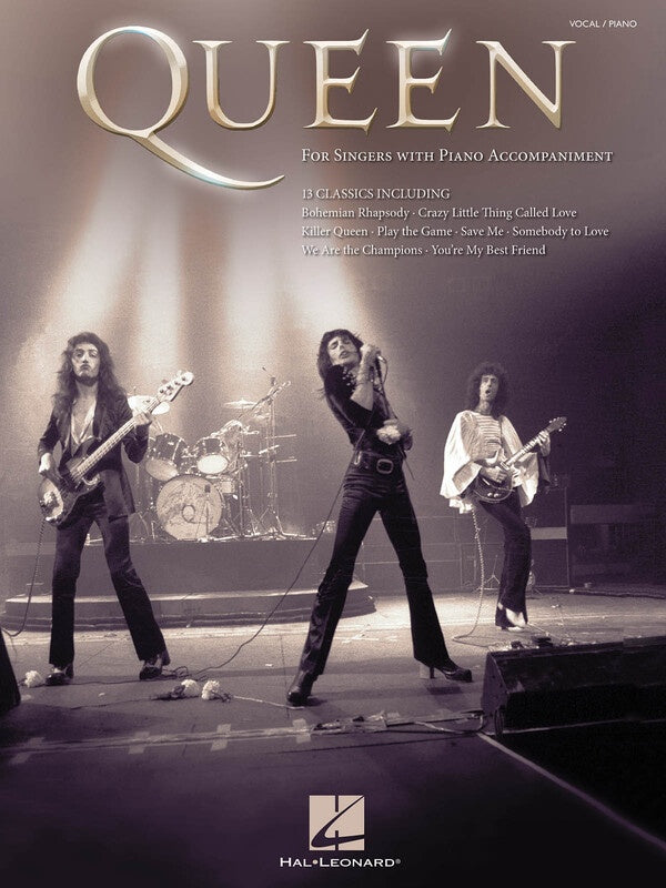QUEEN - FOR SINGERS WITH PIANO ACCOMPANIMENT