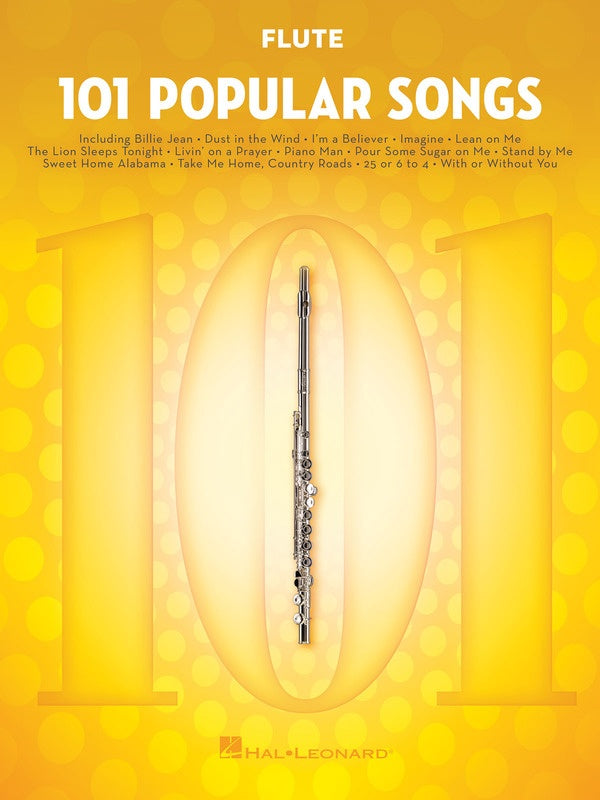 101 POPULAR SONGS FOR FLUTE