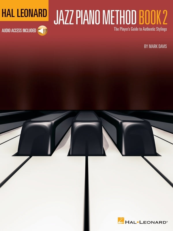 HAL LEONARD JAZZ PIANO METHOD BK 2 BK/OLA