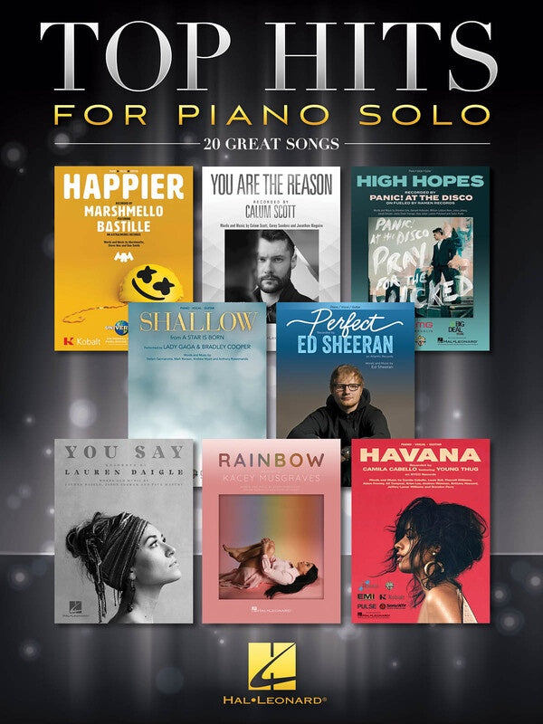 TOP HITS FOR PIANO SOLO 20 GREAT SONGS