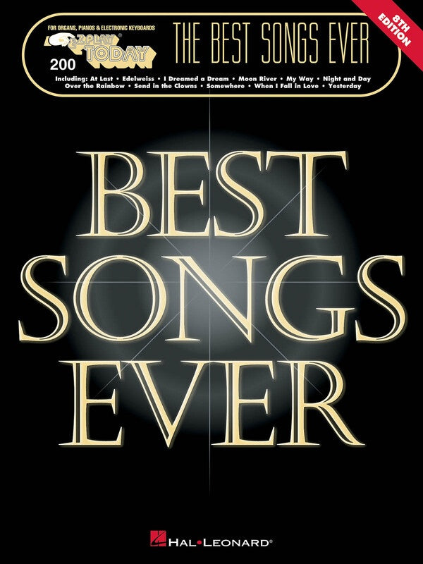 THE BEST SONGS EVER 8TH EDITION EZ PLAY 200