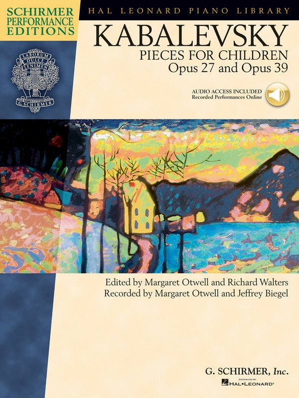 KABALEVSKY - PIECES FOR CHILDREN OP 27 & 39 BK/CD SPE