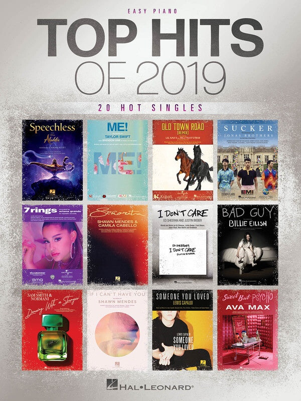TOP HITS OF 2019 EASY PIANO