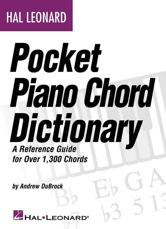 HAL LEONARD POCKET PIANO CHORD DICTIONARY
