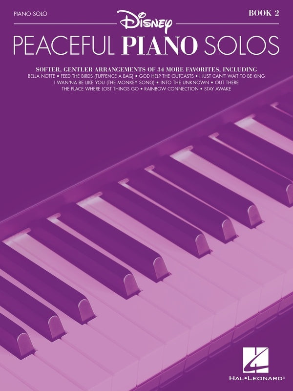 DISNEY PEACEFUL PIANO SOLOS BK 2