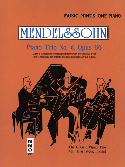 MENDELSSOHN - PIANO TRIO NO 2 OP 66 PIANO BK/CD