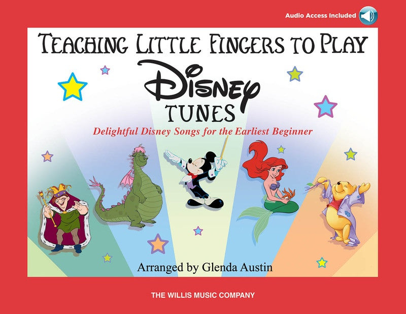 TEACHING LITTLE FINGERS TO PLAY DISNEY TUNES BK/OLA