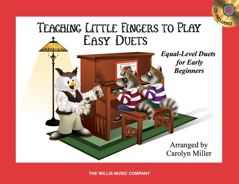 TEACHING LITTLE FINGERS TO PLAY EASY DUETS BK/CD