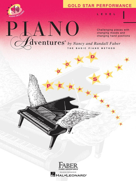 PIANO ADVENTURES LEV 1 GOLD STAR PERFORMANCE BK/OLA