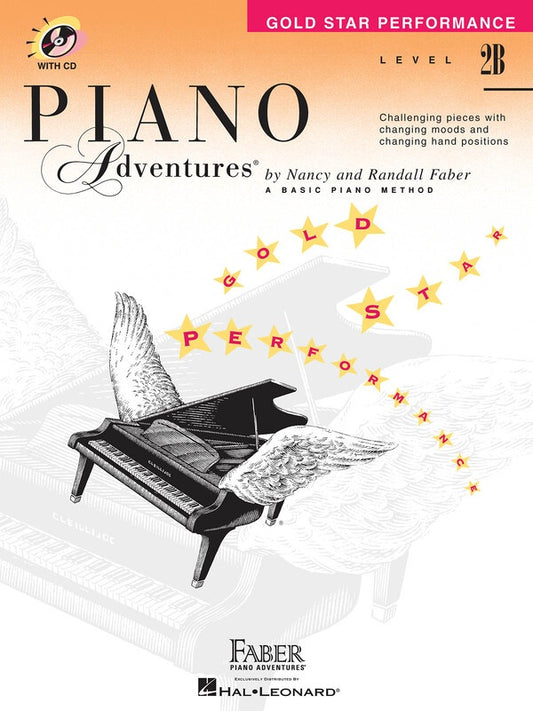 PIANO ADVENTURES LEV 2B GOLD STAR PERFORMANCE BK/OLA