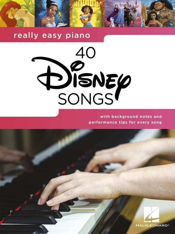 REALLY EASY PIANO 40 DISNEY SONGS