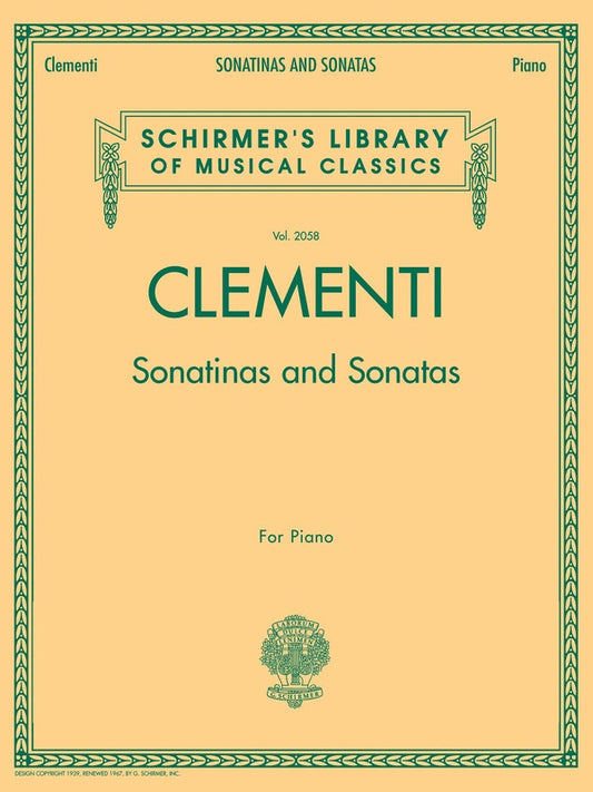 CLEMENTI - SONATINAS AND SONATAS FOR PIANO