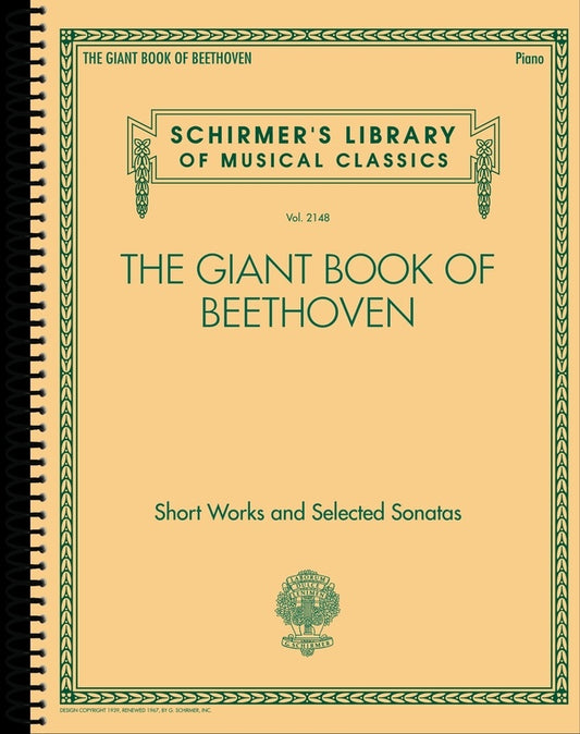 THE GIANT BOOK OF BEETHOVEN FOR PIANO