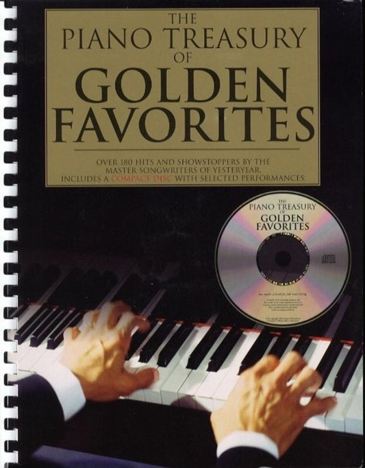 PIANO TREASURY OF GOLDEN FAVORITES BK/CD