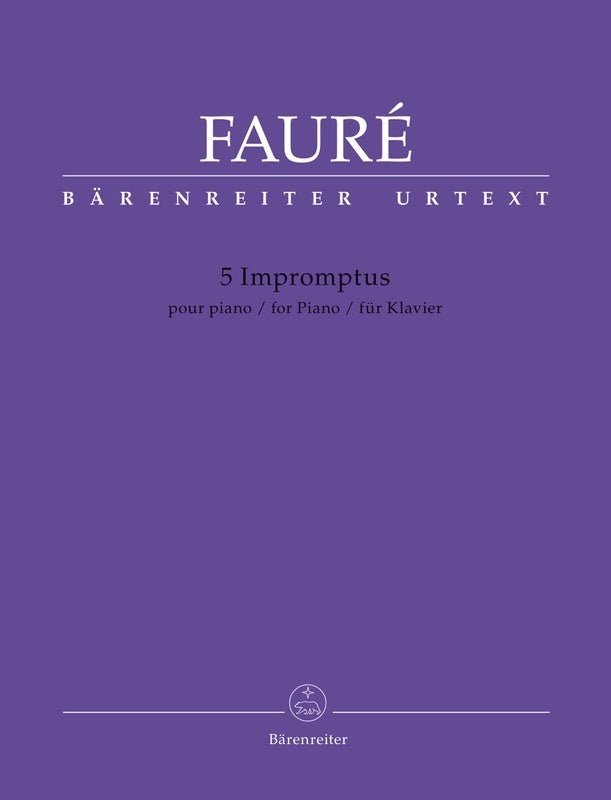 FAURE - 5 IMPROMPTUS FOR PIANO