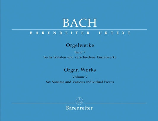 BACH - ORGAN WORKS VOL 7 URTEXT