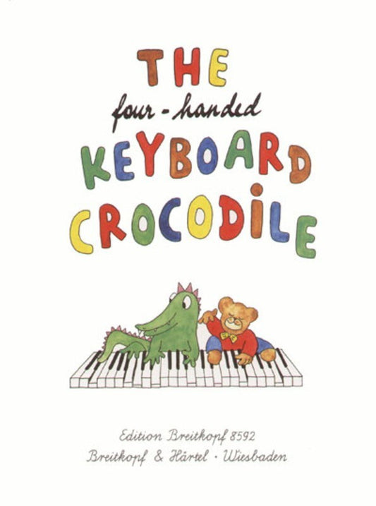 FOUR HANDED KEYBOARD CROCODILE