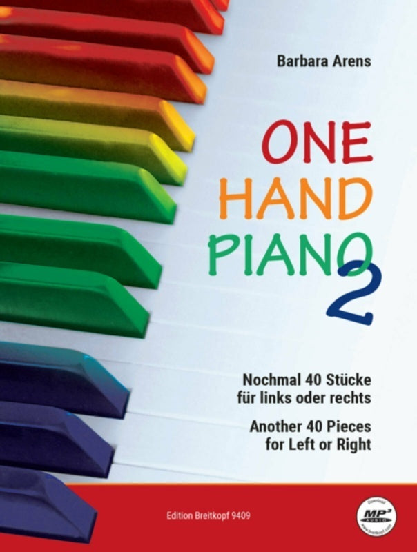 ARENS - ONE HAND PIANO 2 ANOTHER 40 PIECES FOR LEFT OR RIGHT