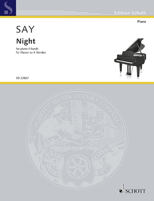 FAZIL SAY - NIGHT OP 68 FOR PIANO DUET