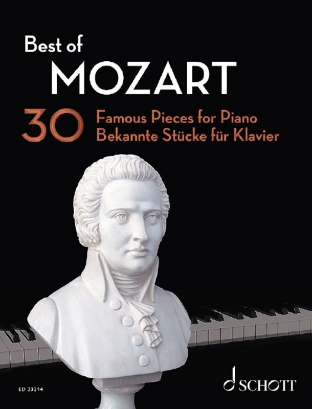 BEST OF MOZART 30 FAMOUS PIECES FOR PIANO