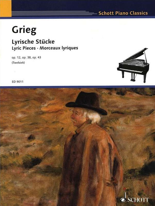 GRIEG - LYRIC PIECES OP 12 OP 38 OP 43 ED TWELSIEK