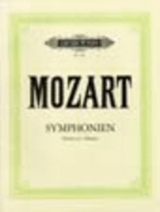 MOZART - SYMPHONIES NOS 35 36 38 39 40 41 FOR PIANO