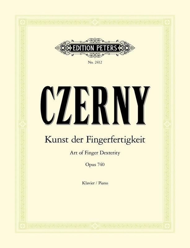 CZERNY - ART OF FINGER DEXTERITY OP 740 COMPLETE