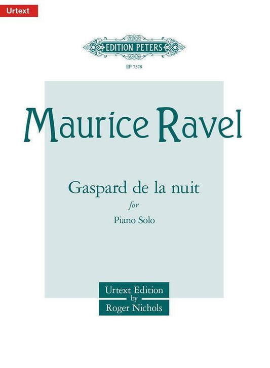 RAVEL - GASPARD DE LA NUIT PIANO URTEXT