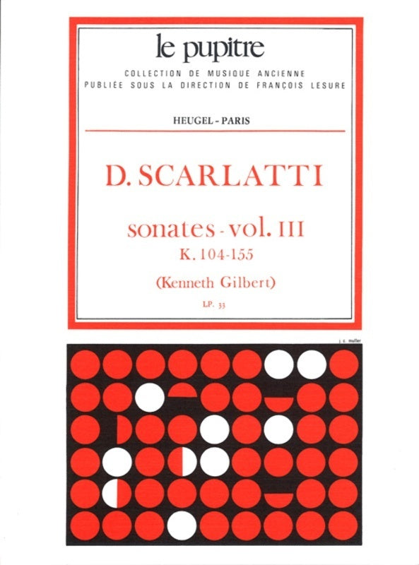 SCARLATTI - SONATAS VOL 3 K104-155