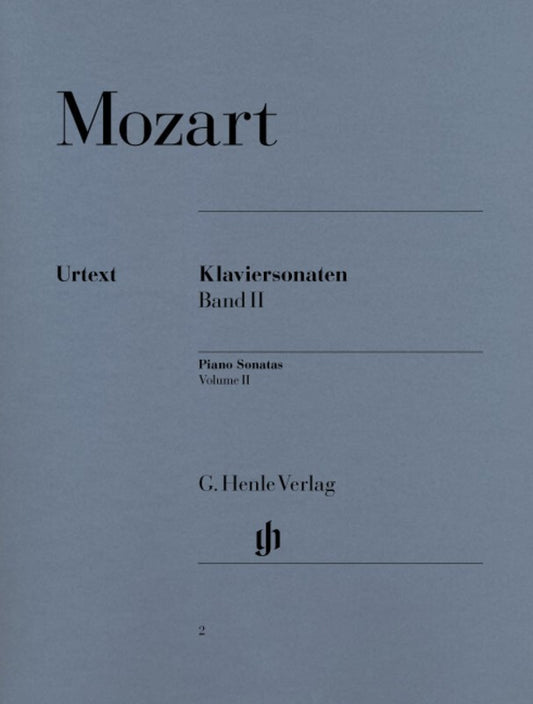 MOZART - PIANO SONATAS VOL 2 URTEXT