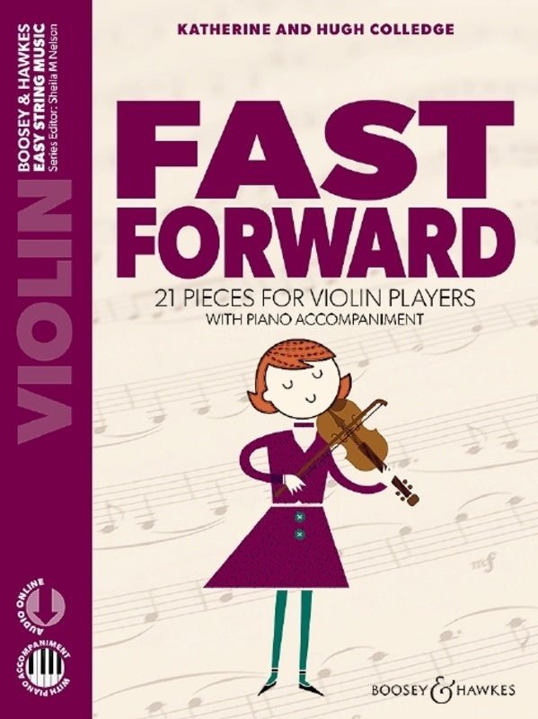 FAST FORWARD VIOLIN/PIANO BK/OLA NEW EDITION