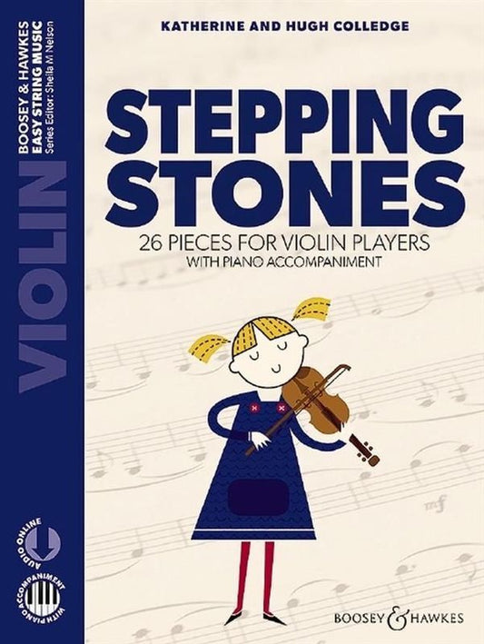 STEPPING STONES VIOLIN/PIANO BK/OLA NEW EDITION