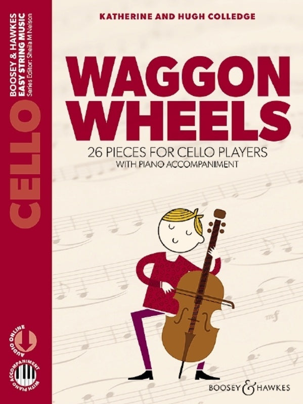 WAGGON WHEELS CELLO/PIANO BK/OLA NEW EDITION