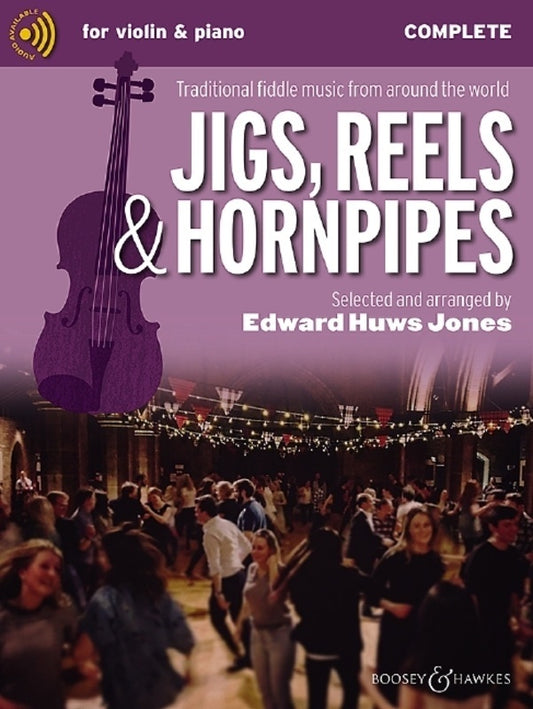 JIGS REELS & HORNPIPES COMPLETE VIOLIN EDITION BK/OLA