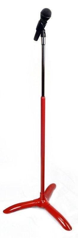 CHORALE MICROPHONE STAND RED