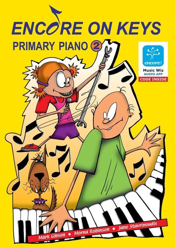 ENCORE ON KEYS PRIMARY PIANO LEV 2 BK/OLA/FLASH CARDS