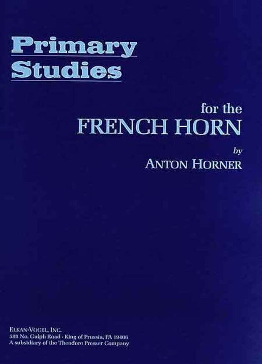 HORNER - PRIMARY STUDIES FOR FRENCH HORN