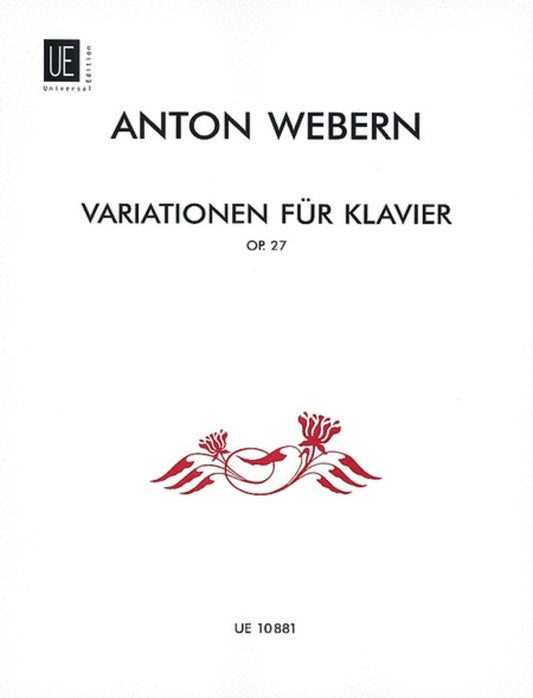 WEBERN - VARIATIONS OP 27 FOR PIANO