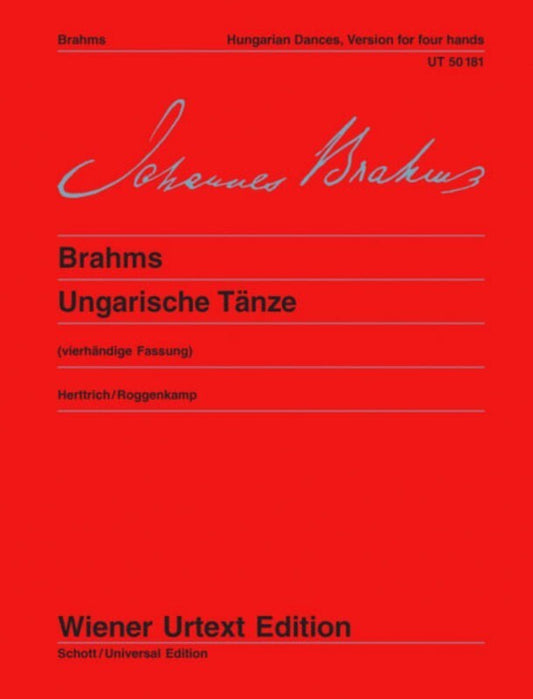 BRAHMS - HUNGARIAN DANCES FOR PIANO DUET