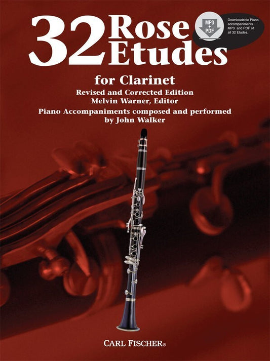 ROSE - 32 ETUDES FOR CLARINET BK/OLA