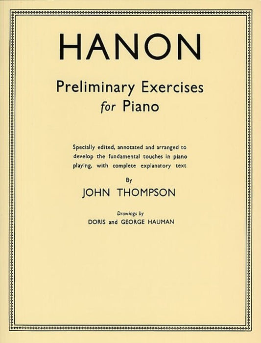 HANON PRELIMINARY EXERCISES FOR PIANO